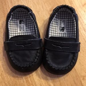 So cute! Janie & Jack Black penny loafers.
